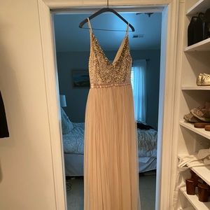 BHLDN Avery dress in color oyster